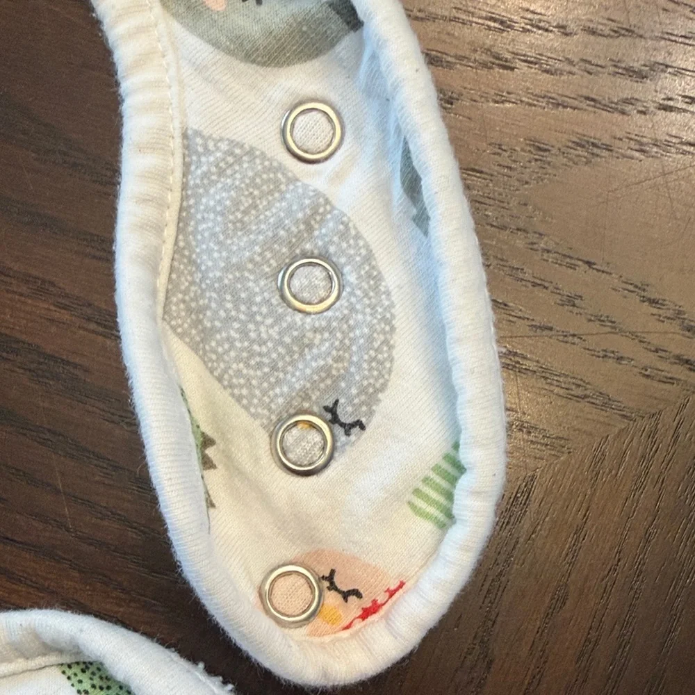 9 Pc Organic Cotton Baby Bib Bundle | KiddyStar | Neutral Set